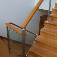 Gradeamento em inox / vidro / madeira