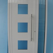 Door with glass